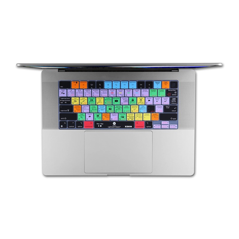 XSKN Lightroom Classic Shortcut US Layout Silicone Keyboard Cover Skin
