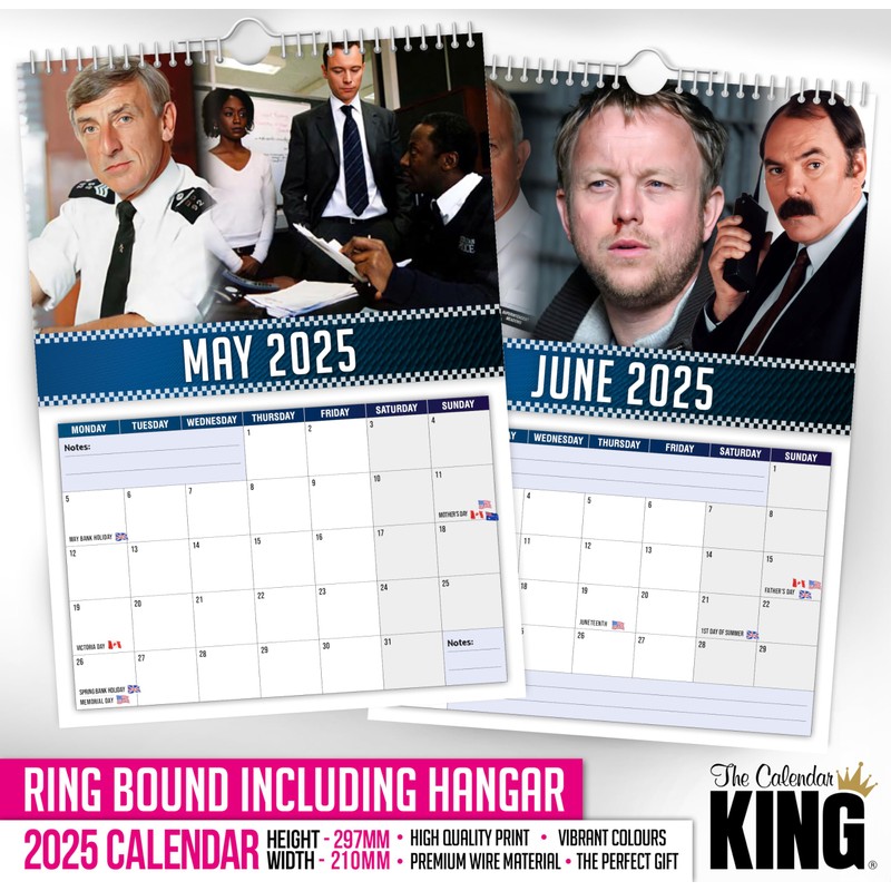 The Calendar King // The Bill - A4 Size 2025