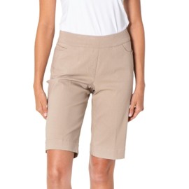 SLIM-SATION - Pantalón Corto de Golf para Mujer con Bolsillos Reales, Piedra, 12