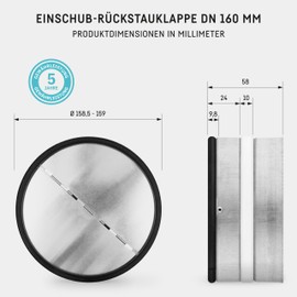 Klimapartner RKI back pressure flap
