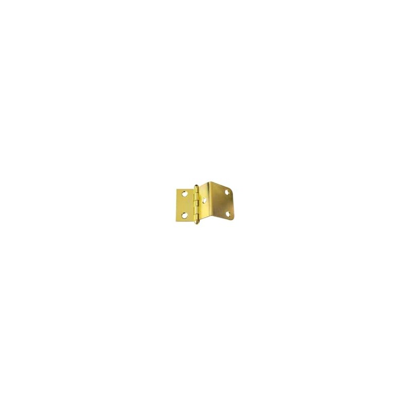 QCAA Durable Steel Semi-Concealed Hinge for Box, Chest & Cabinet,