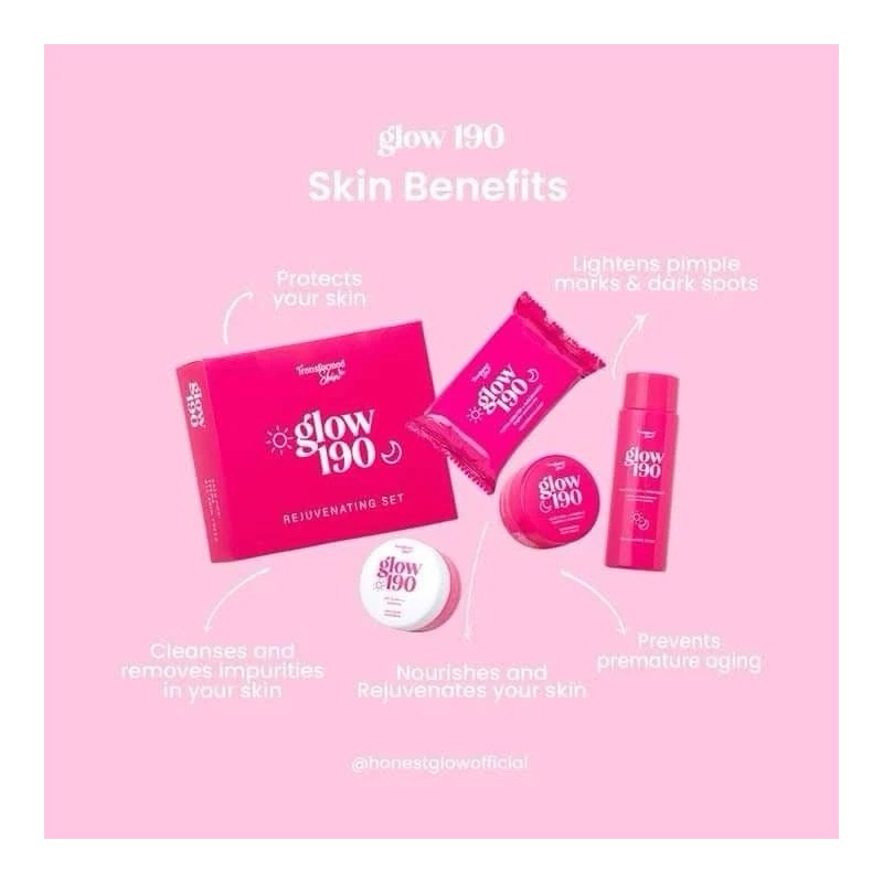 Transformed skin Honest Glow 190 Rejuvenating Set