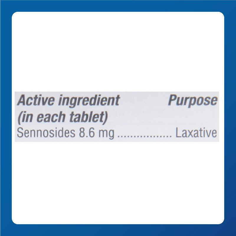 Major Senna 8.6 mg Natural Vegetable Laxative Tablets - Made