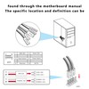 PC Power Switch, Chassis Switch Host Metal Button, Computer Host