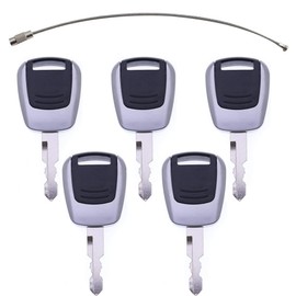 5PCS Ignition Keys 21Q4-00090, 21Q400090 – Compatible with Hyundai -9 Series Excavators & Heavy Equipment
