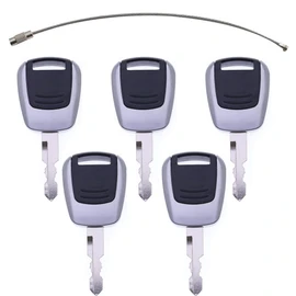 5PCS Ignition Keys 21Q4-00090, 21Q400090 – Compatible with Hyundai -9 Series Excavators & Heavy Equipment