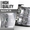 ALLGOOD LED DRL Headlight Assembly Front Headlamp Compatible with 2007-2013