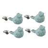 KICHOUSE Dining Table Cover Clamps 4pcs Creative Bird Shape Iron