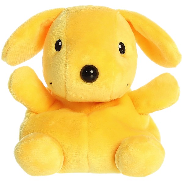 Aurora® Playful Spot™ Palm Pals™ Spot Stuffed Animal - Childhood Nostalgia - Lasting Companionship - Yellow 5 Inches