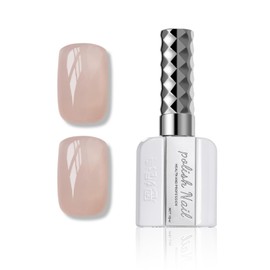 Translucent Pink Gel Nail Polish—Natural nude finish with a subtle pearlescent sheen, flatters all skin tones, lasts 2-3 weeks with lasting shine, perfect for everyday wear (Sheer Pink01)