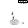 WAGNER Set of 4 Adjustable Foot / Levelling Feet with