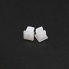 EMSea 20x Vehicle Screw Grommets Insert Expanding Nuts White Plastic