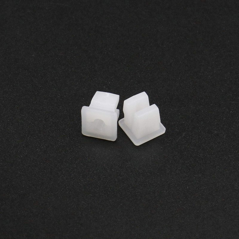 EMSea 20x Vehicle Screw Grommets Insert Expanding Nuts White Plastic