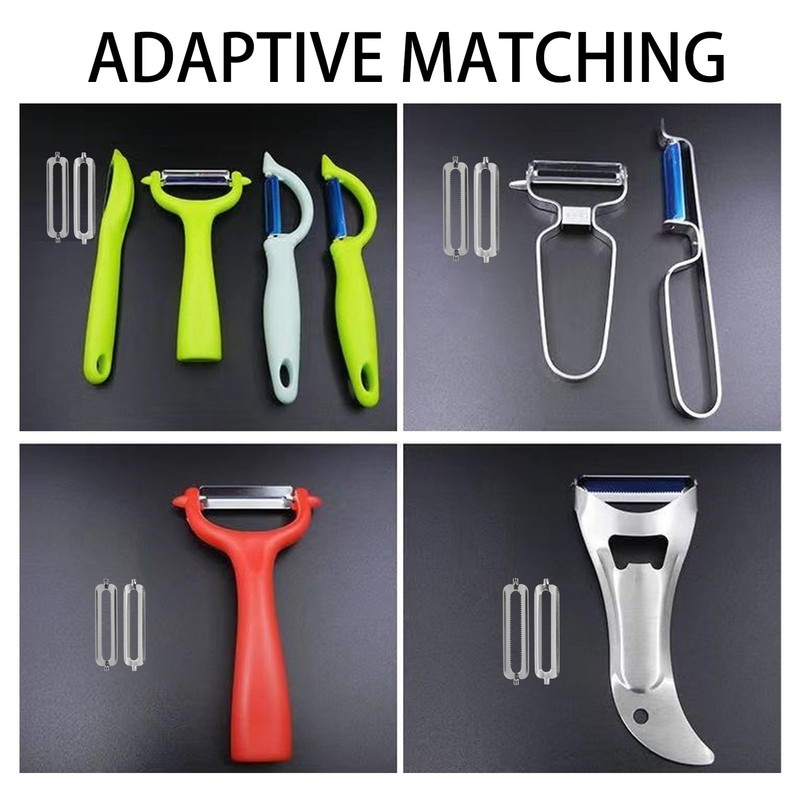 Pack of 12 Peeler Tupper, Replacement Blades for Peeler, Peeler