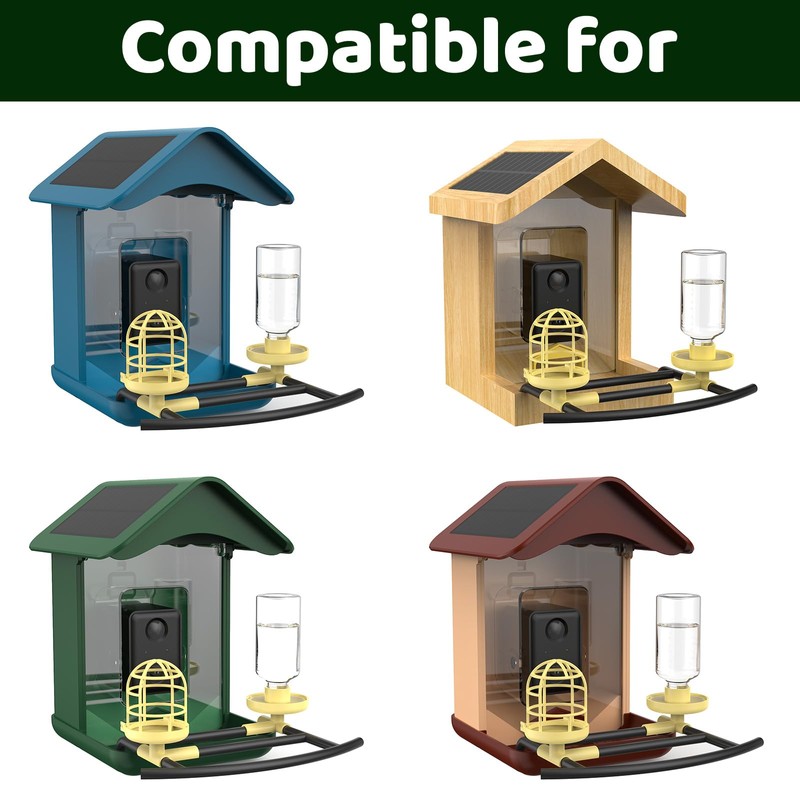 BIRDLEGEND Replacement Perch with Suet Ball Feeder and Water Feeder,