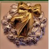 Roman Brooch Pin Silver Wreath with Gold Bow by Roman