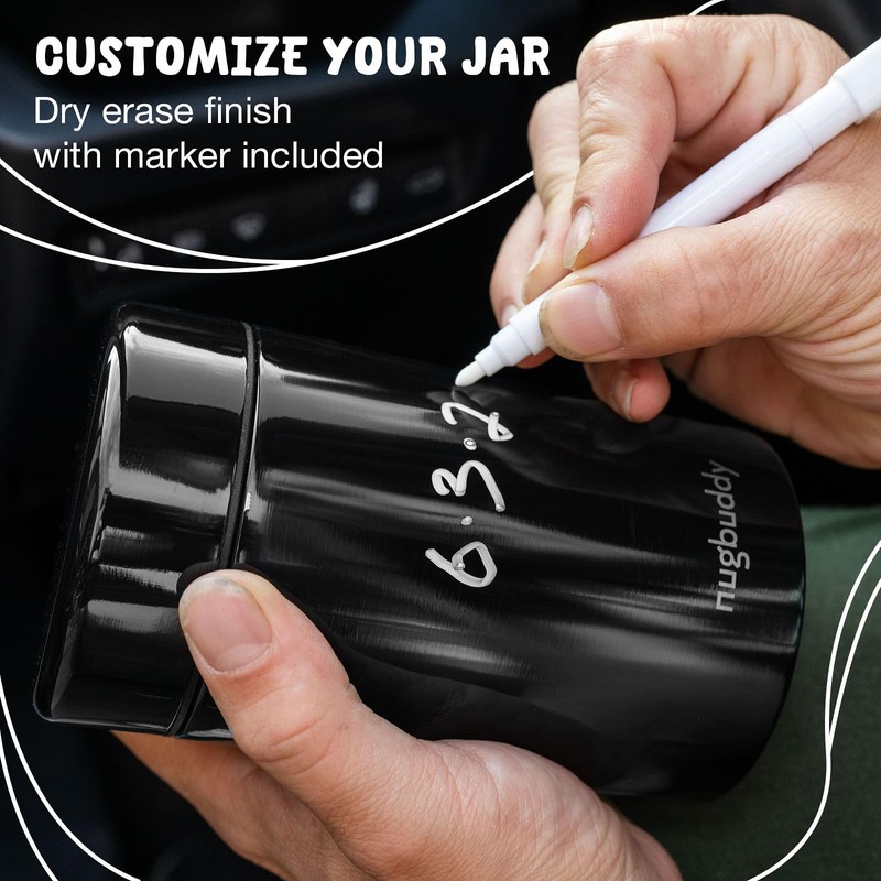 Nugbuddy Airtight Storage Container - Vacuum Sealed Insulated w Nested