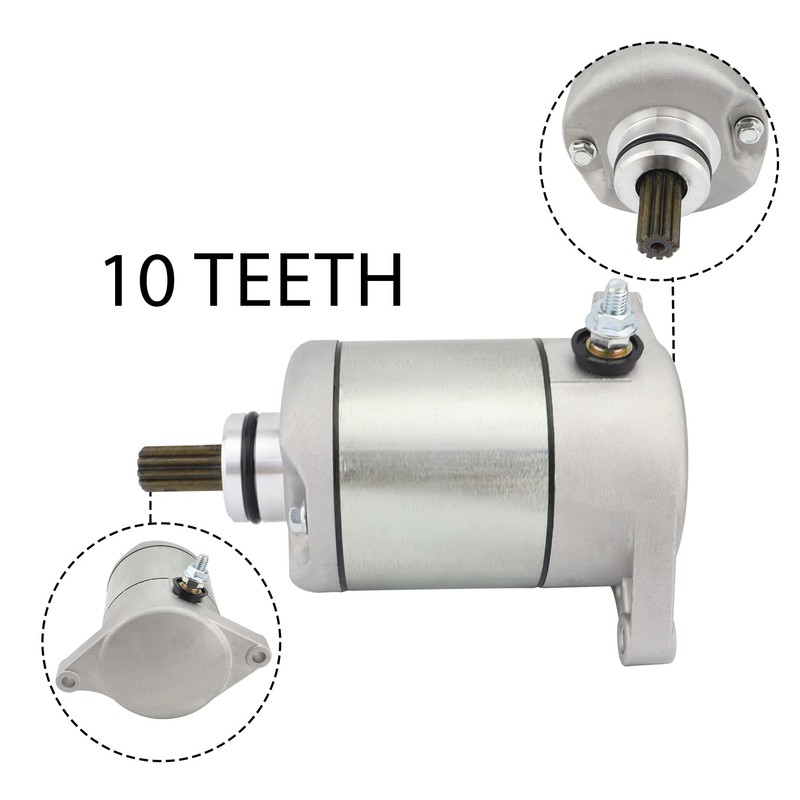 shamofeng Starter w/Relay & Ignition Switch for Suzuki Eiger 400