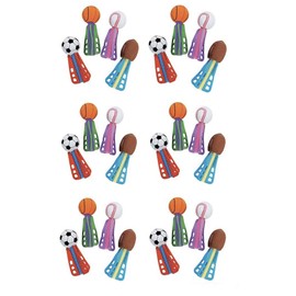 Fun Express Set Of 24 Mini Sports Foam Balls Missile Ball Dart Outdoor Toddler Toys Toddler