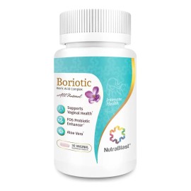Nutrablast Boric Acid Vaginal Suppositories Complex W/alo...