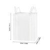 QWORK FIBC Bulk Bag, 4 Pack Sandbags 1 Ton Industrial