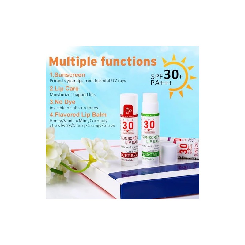 VISRIE Spf 30 Bálsamo Labial Con Protector Solar, Bálsamo Labial