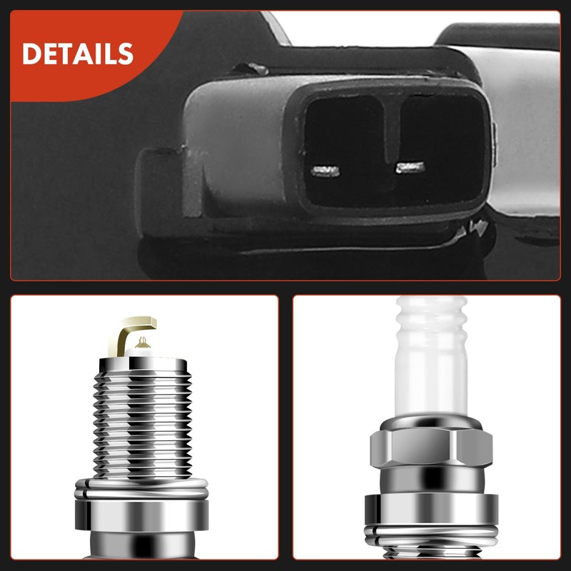 A-Premium Set of 3 Ignition Coil Pack and Iridium Spark