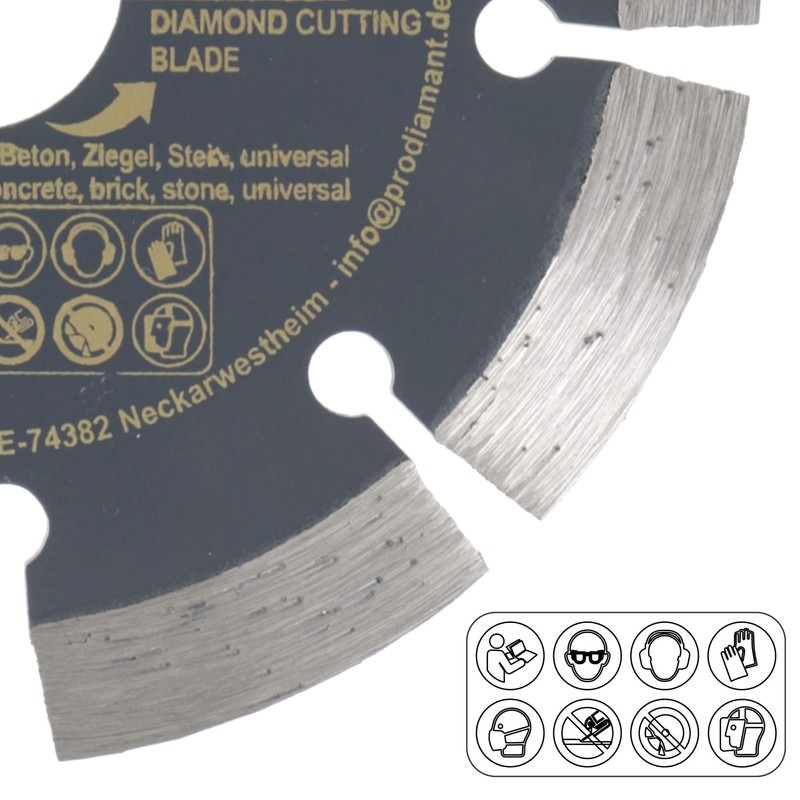 Prodiamant Diamond Cutting Disc - Concrete, Stone, Brick, Universal -