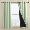 Rutterllow 100% Blackout Curtain 2 Panels, Heat and Full Light