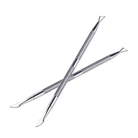 minkissy Nail Cuticle Remover Pusher and Spoon Set Stainless Steel for Nail Art and Pedicure Care