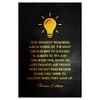 artboxONE Poster 30 x 20 cm Typography Thomas Edison Success