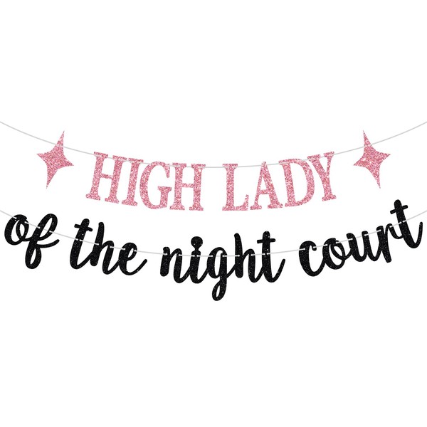 High Lady of the Night Court Banner, Girl's Night Bachelorette