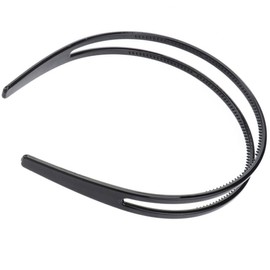 KALLORY Headband Double Row Headbands - Headbands with Teeth Serrated Headbands - Headbands for Fine Tooth Hairband Hair Hoop Hair Band