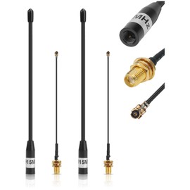 915MHz Antenna 10dBi Gain for Meshtastic LoRa Long Range Soft Whip Antenna, 17cm Omni SMA Male Black (2 Pack)