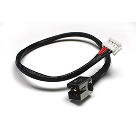 Power4Laptops Version 1 (Bitte überprüfen Sie das Bild) Ersatz Netzteilbuchse Strombuchse mit Kabel kompatibel mit Toshiba Satellite C855-1TG