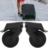 Alomejor 2pcs A52 Travel Suitcase Wheel Trolley Wheel Luggage Wheel