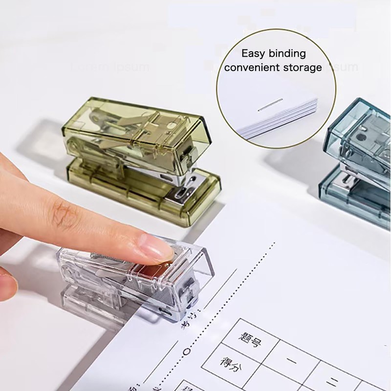 Mini Stapler, Portable Stapler, with 1000 Standard Staples, Suitable for