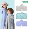 Victoria &amp; Friends [Children's Beach Gown] Thick Bamboo Witty Beach Towel (Design Selection), Witty Gray / 빅토리아앤프렌즈 [아동비치가운] 도톰한 뱀부 위티 비치타올 (디자인선택), 위티그레이