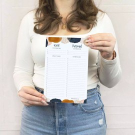 bloomdailyplanners bloom daily planners Planning Pad 6x9 To-Do List Earthy Abstract