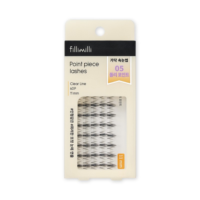 Fillimilli Point Fake Eeyelash 05 Dolly Point (11mm) (60P) -