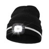 MELASA Reflective Stripe LED Beanie Safety High Visibility Winter Thermal
