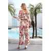 Love Welove Fashion Summer Jumpsuits for Women 2025 Floral Off