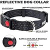 Fida Collar reflectante para perro, collares de nailon con colores
