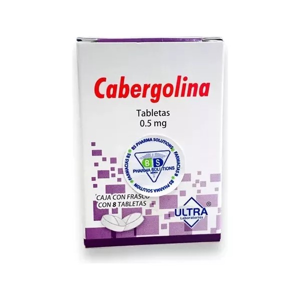 Ultra Cabergolina 0.5 Mg  C/8 Tabls Ultra