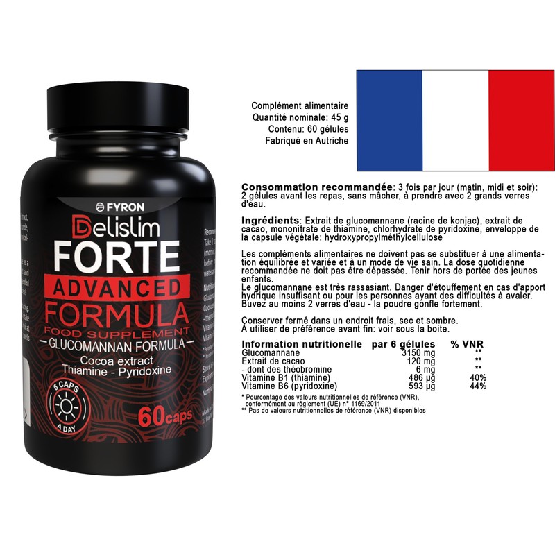 Delislim Forte - 120 Kapseln, 2er Pack