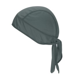 PATIKIL Sweat Wicking Cap, Skull Cap Football for Men Dew Rags Breathable Cooling Helmet Liner Bandana for Cycling Running Sports Hat, Dark Gray