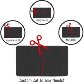 Universal Sunvisor Warning Label Covers - Jet Black - Peel & Stick Sun Visor Cover Up for All Cars, Trucks, SUV, Van, Sports Car