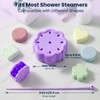Shower Steamer Holder, Multi-Use Shower Steamer Tray with Suction Cup
