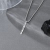 LEECCI Quit Stop Smoking Necklace 925 Sterling Silver Anxiety Breathing
