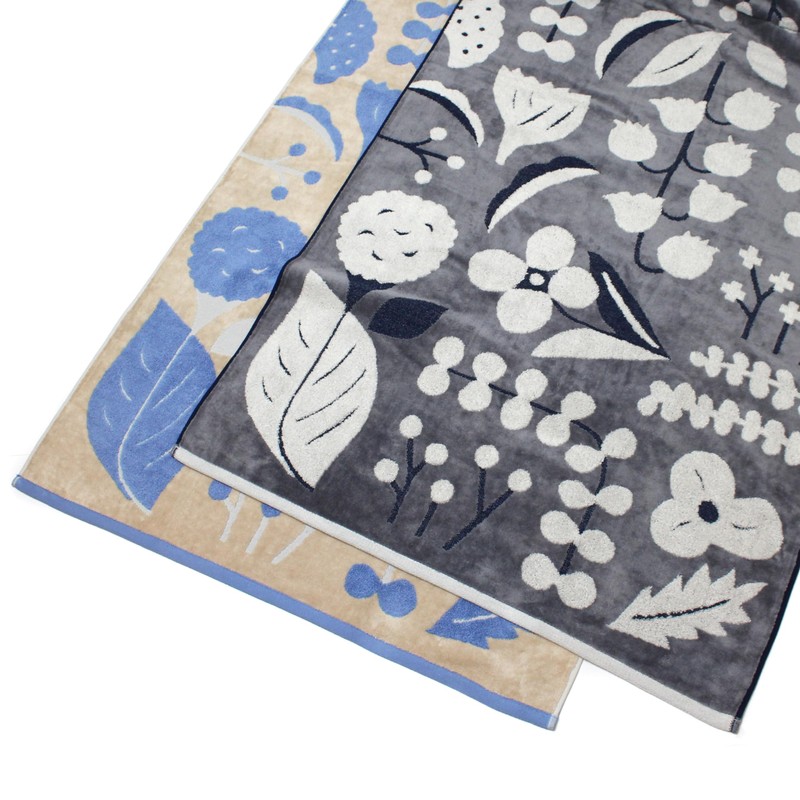 Imabari Towel Iori Niwa Bath Towel (Gray)